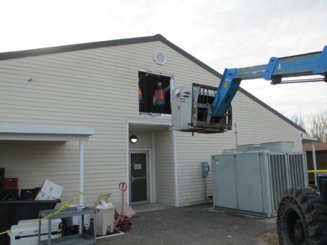 Another section of the new unit